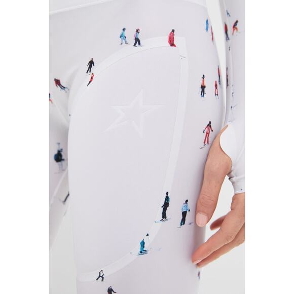 PERFECT MOMENT Dede Ski Print Perfect Active Legging Size S NWT - Picture 5 of 8